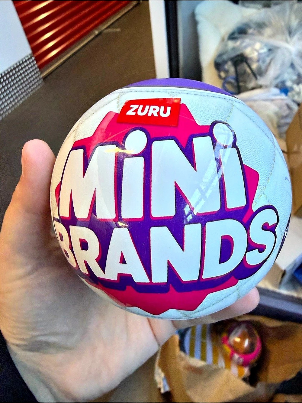 ZURU Mini Brands Collectible Mystery Ball Blue & Pink